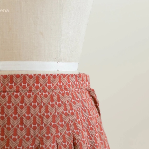 Vintage 1970’s Hermes Novelty Print Skirt - Picture 3 of 5